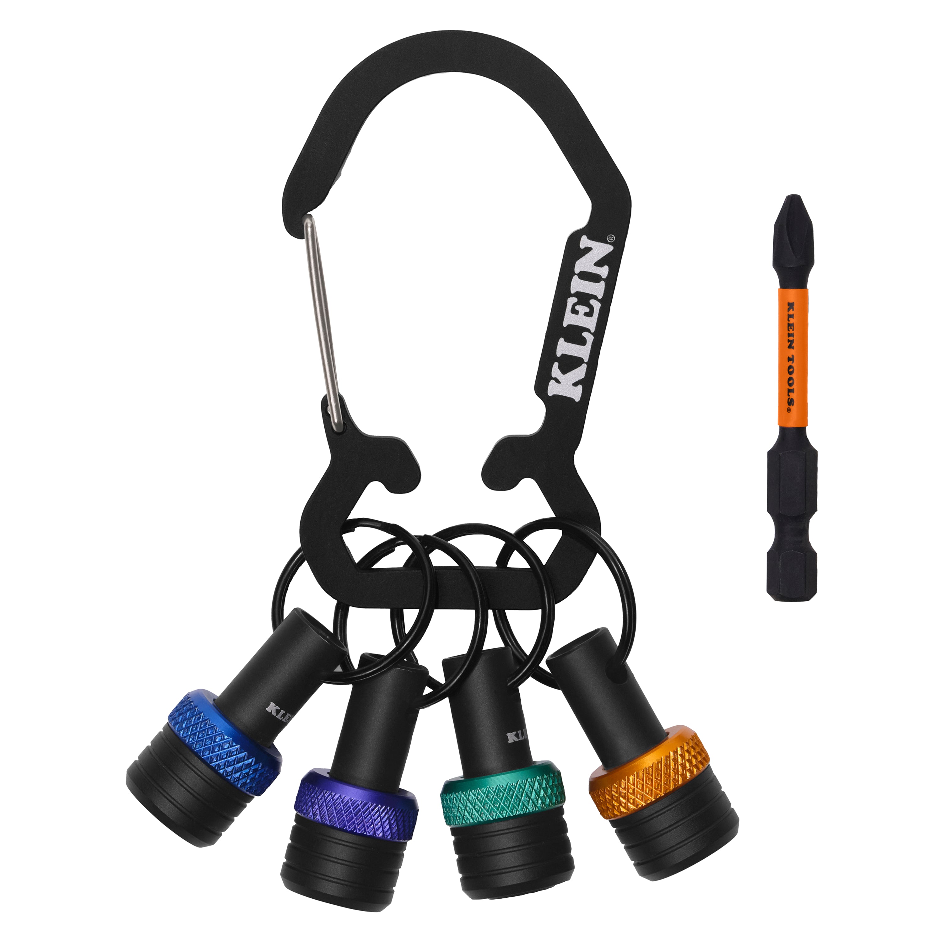 KLEIN K33850 - Bit Holder Keychain Set, 5-Piece
