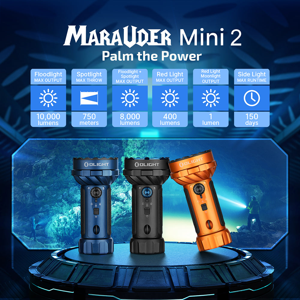 Olight Marauder Mini 2 Powerful LED Flashlight