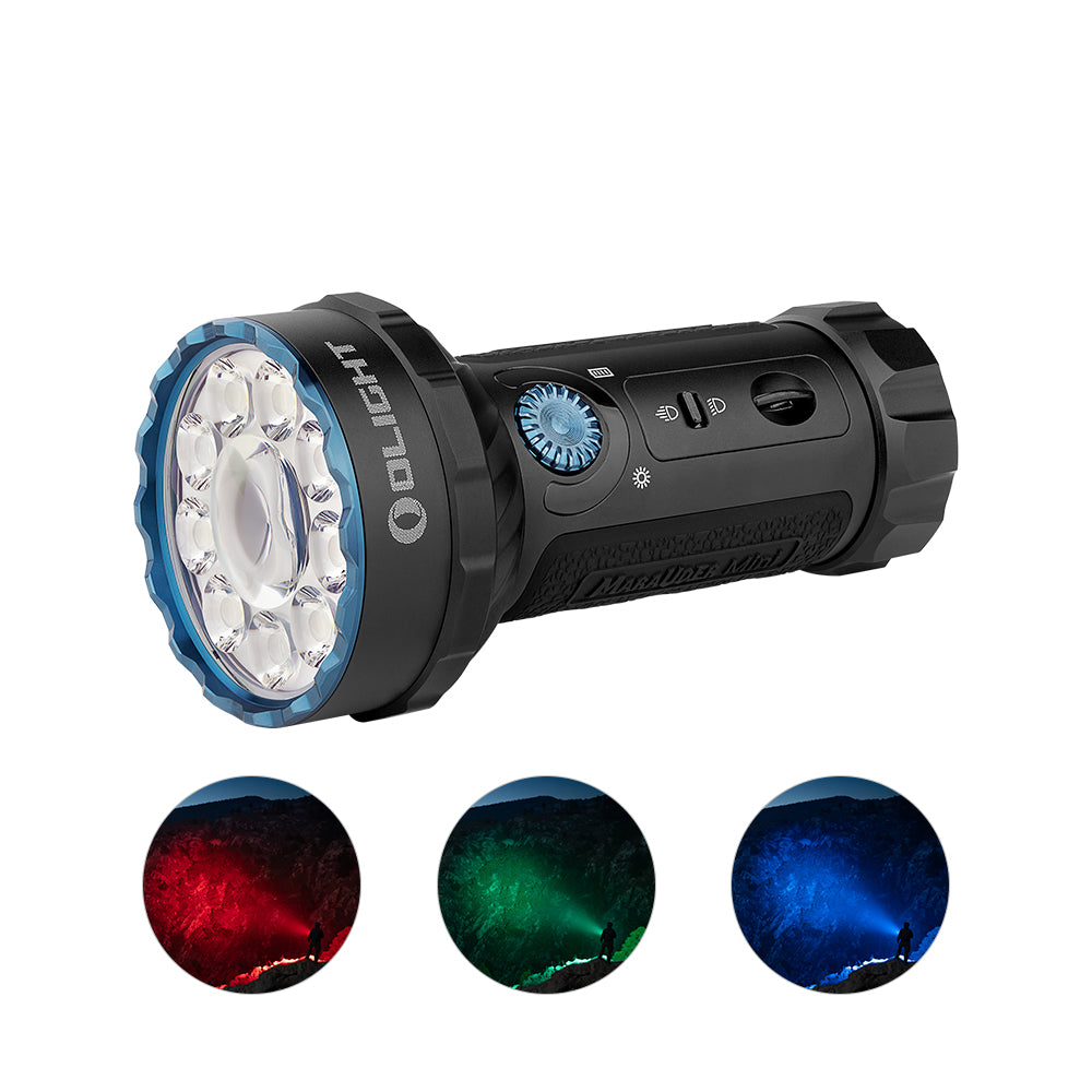 Olight Marauder Mini Rechargeable Flashlight (Midnight Blue)