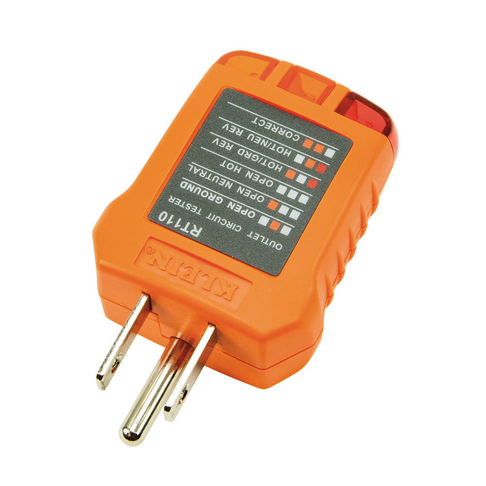 Klein KLE-RT110 - Receptacle Tester - Wise Line Tools