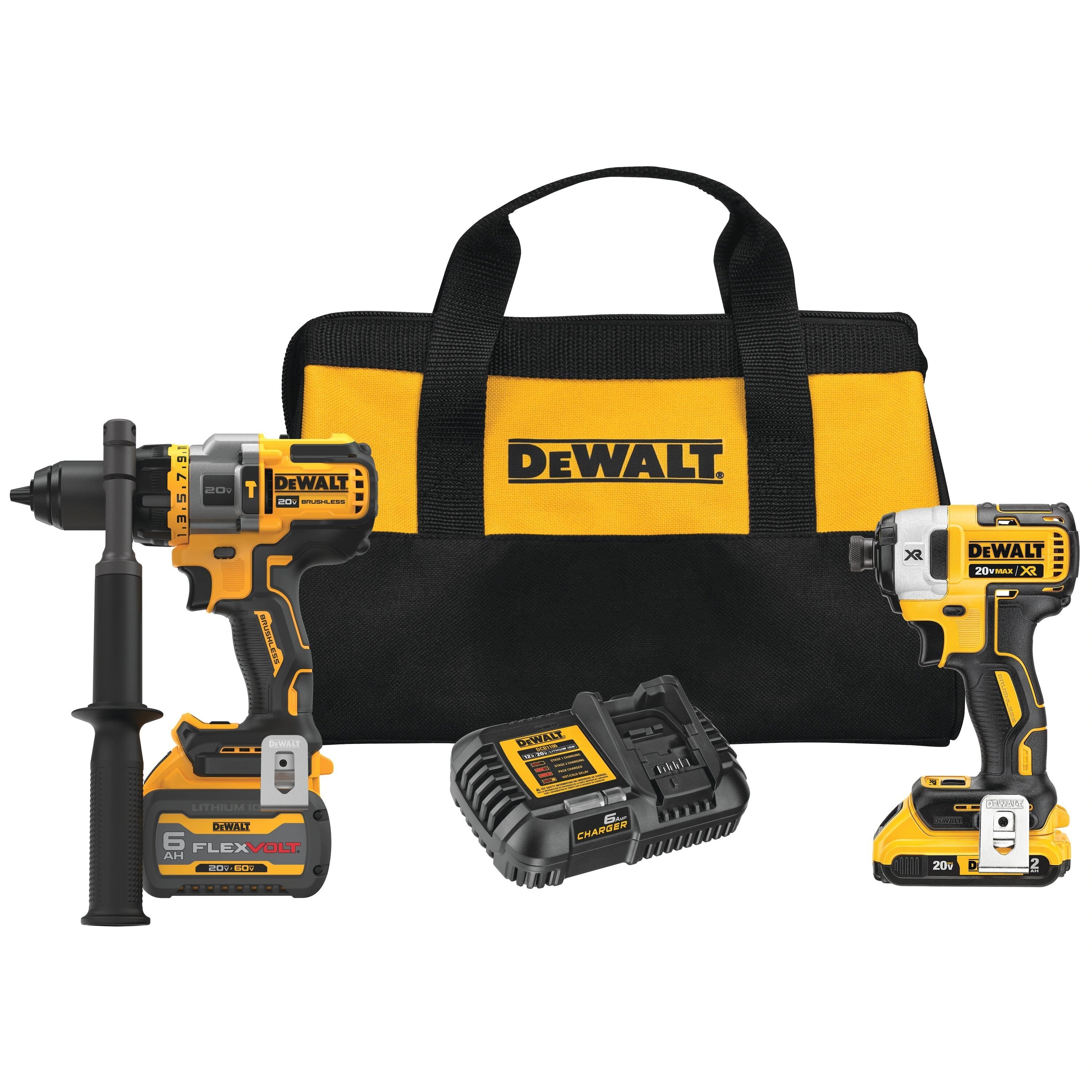 DeWalt DCK2100D1T1 - 20v MAX FlexVolt Advantage Combo Kit (1x DCB606 / 1x DCB203 DEWALT