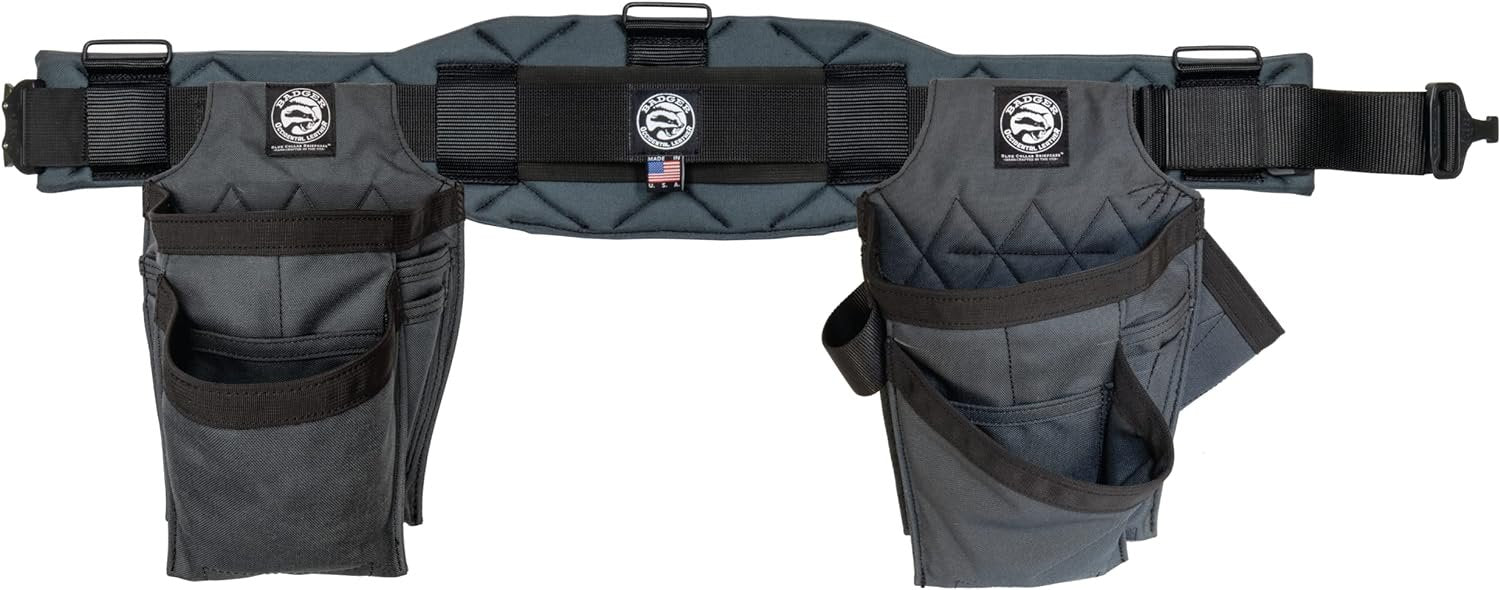 Badger Occidental Leather 462010 Gunmetal Grey Trimmer Set - Wise Line Tools