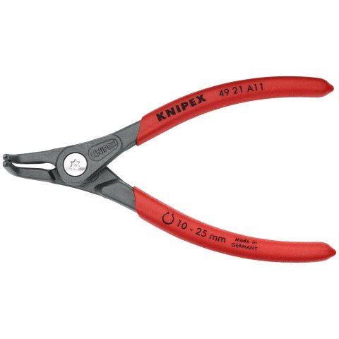 Knipex 4921A11 - 5 1/8" External 90° Angled Precision Snap Ring Pliers - Wise Line Tools