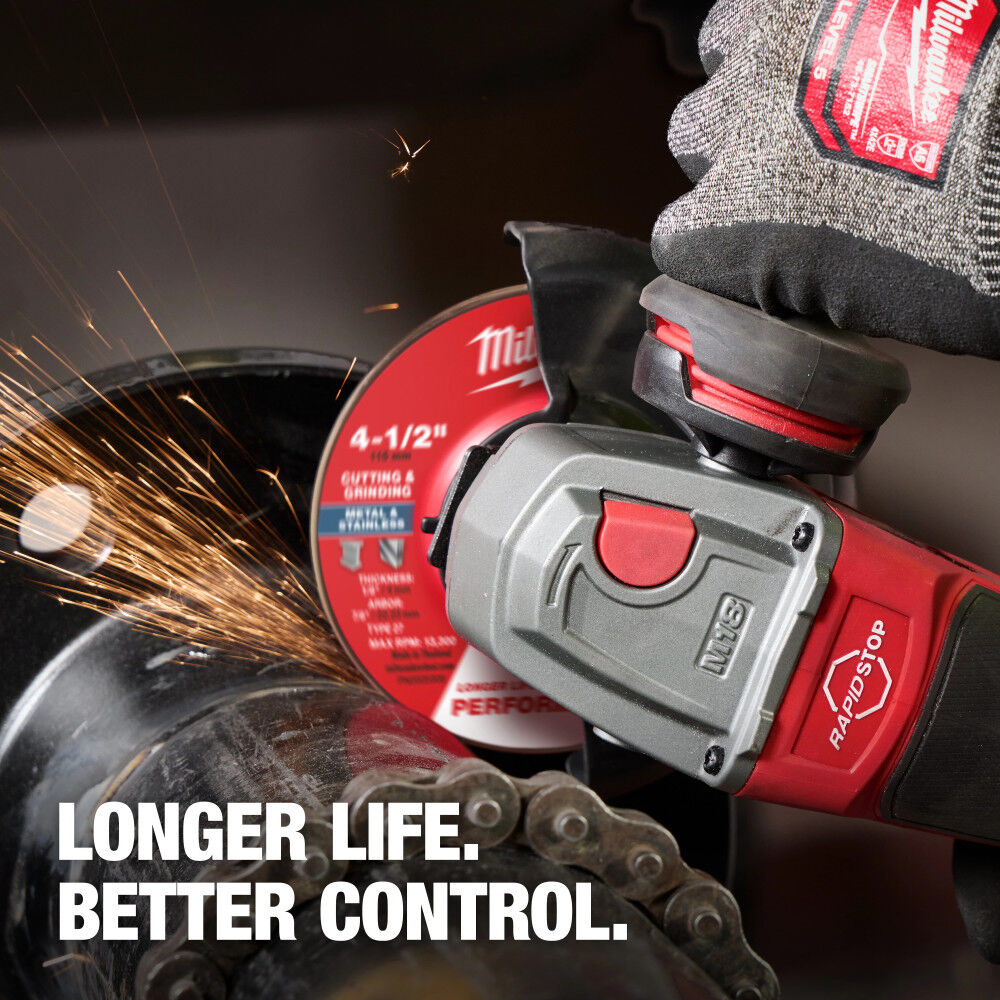 Milwaukee 49-94-0923 - 6" x 1/8" x 7/8" Performance+ Dual Metal Cut & Grind Wheel - Type 27