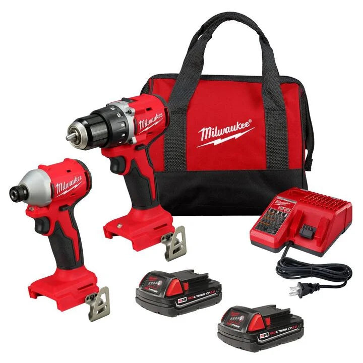 Milwaukee 3692-22CT - Milwaukee M18 Compact 2-Tool Combo Kit