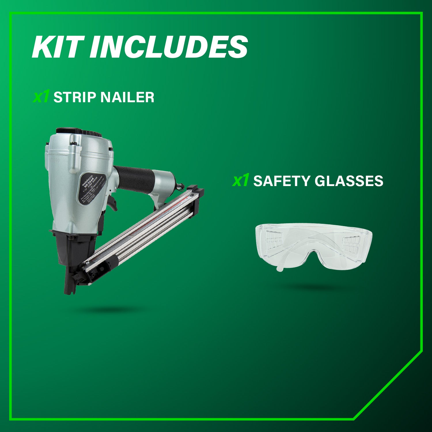 METABO HPT NR38AKM - 36 Degree 1-1/2 Inch Strap-Tite® Metal Connector Nailer