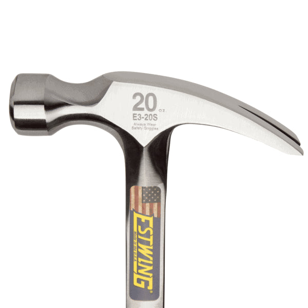 Estwing E3-20S - Blue Vinyl Gripped 20oz Steel Rip Hammer