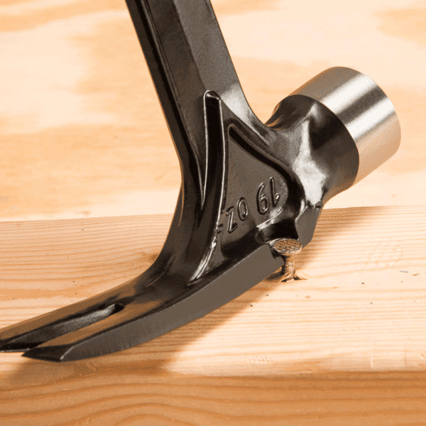 Estwing EB-19SM - Black Vinyl Gripped 19oz Ultra Series Milled Face Framing Hammer