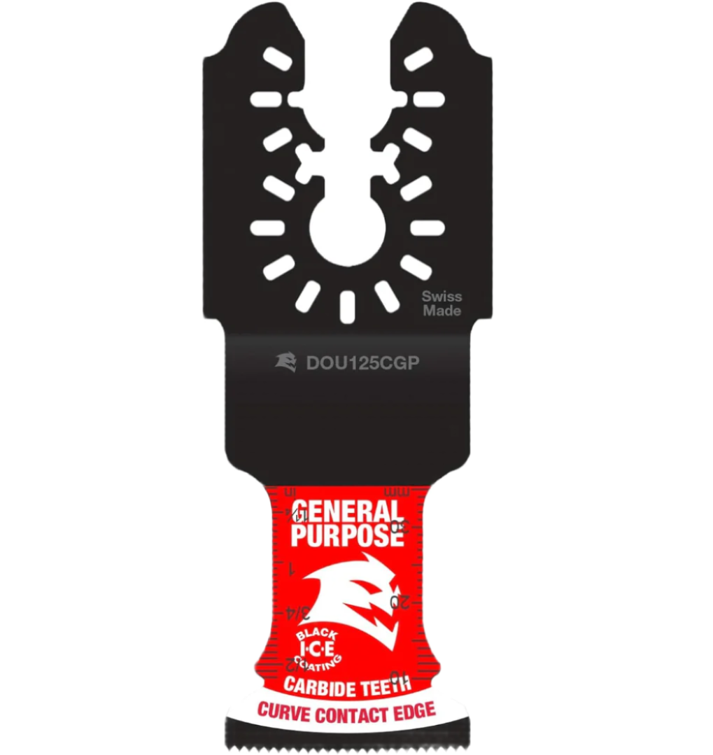 Diablo DOU125CGP3- 1-1/4 in. Universal Fit Carbide Oscillating Blade for General Purpose Cuts - 3PK