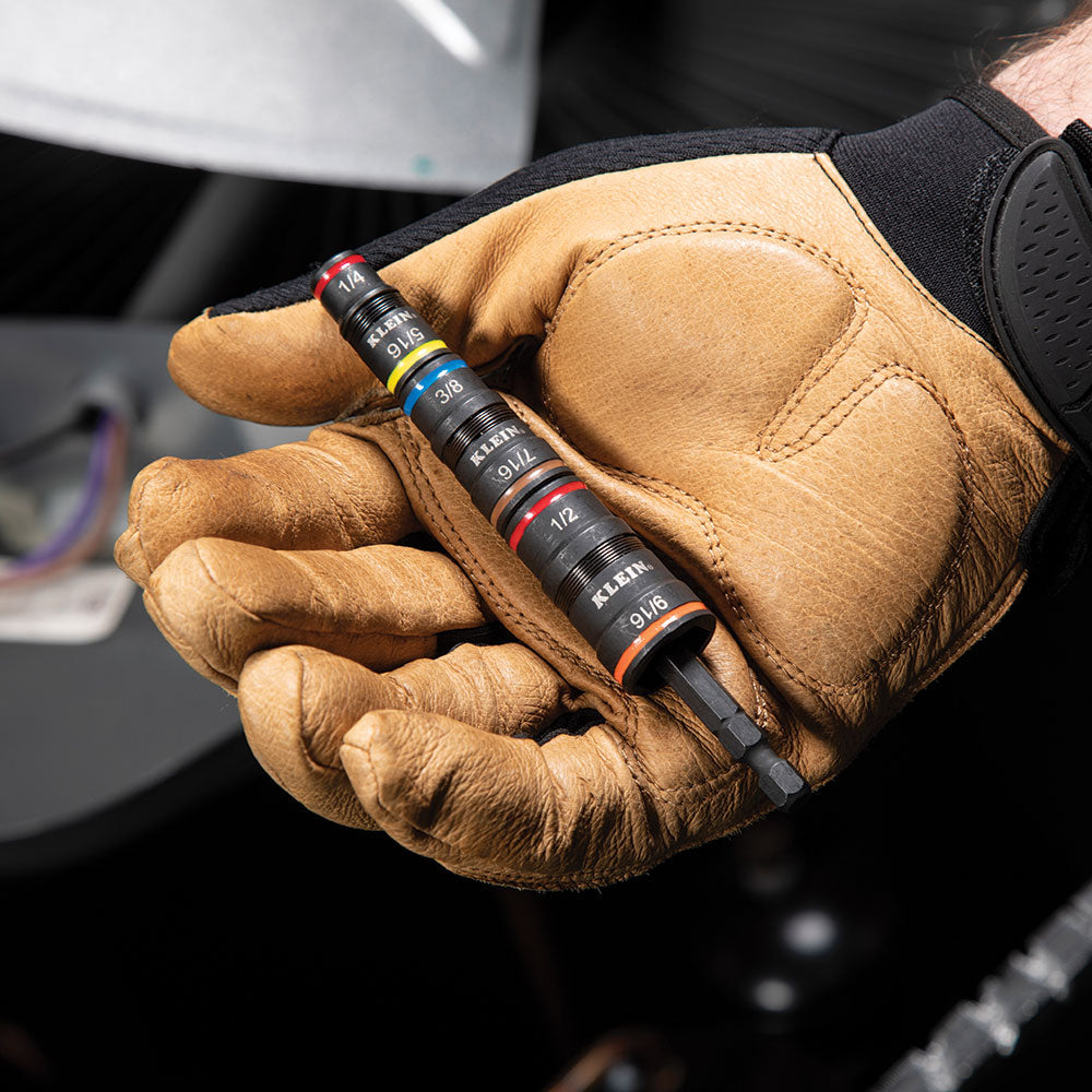 KLEIN KLE-32933 - 7-in-1 Impact Flip Socket Set