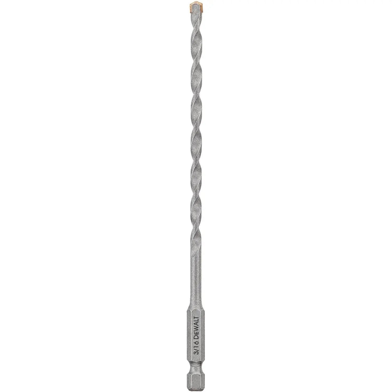 DEWALT DWA5101-Masonry Drill Bit, Impact Ready, 3/16-Inch X 4-Inch X 6-Inch