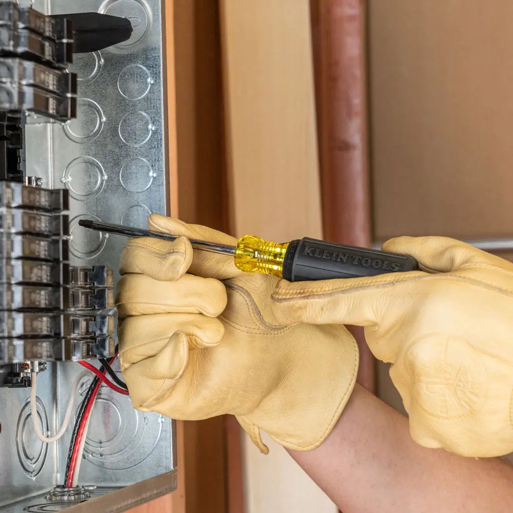 KLEIN KLE-85664 - Screwdriver Set, Square Recess, 4-Piece