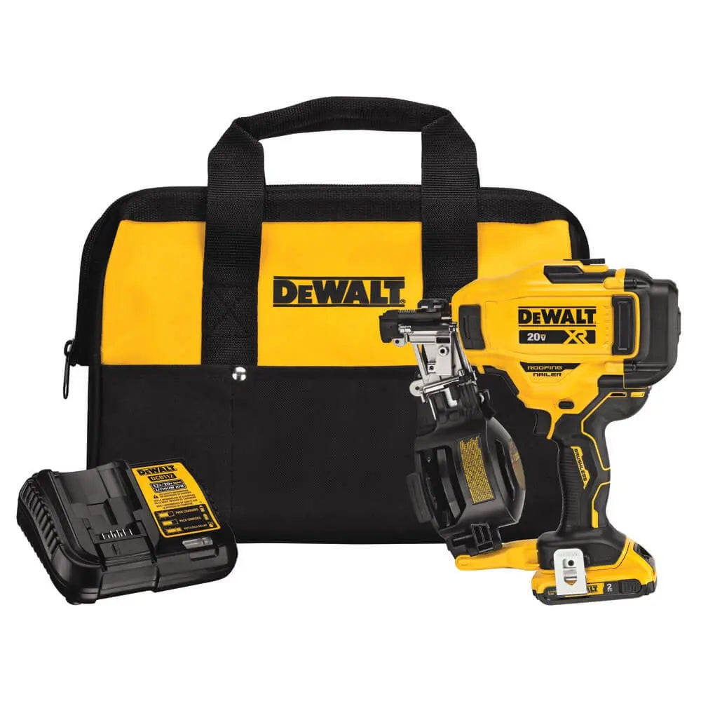 DEWALT DCN45RNB-20V MAX* 15 Degree Cordless Coil Roofing Nailer