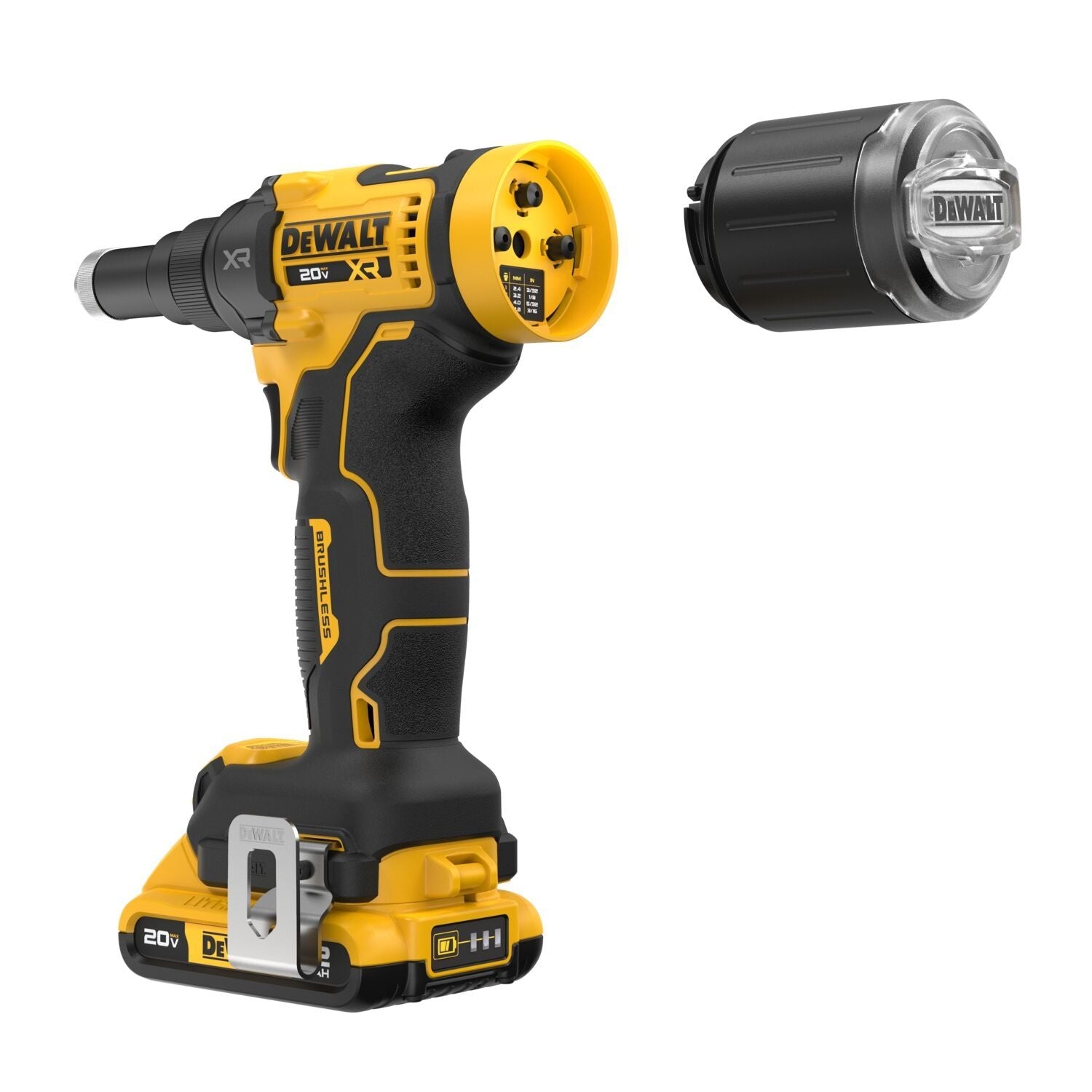 DEWALT DCF403B-20V MAX* XR Brushless Cordless 3/16" Rivet Tool (Tool Only)