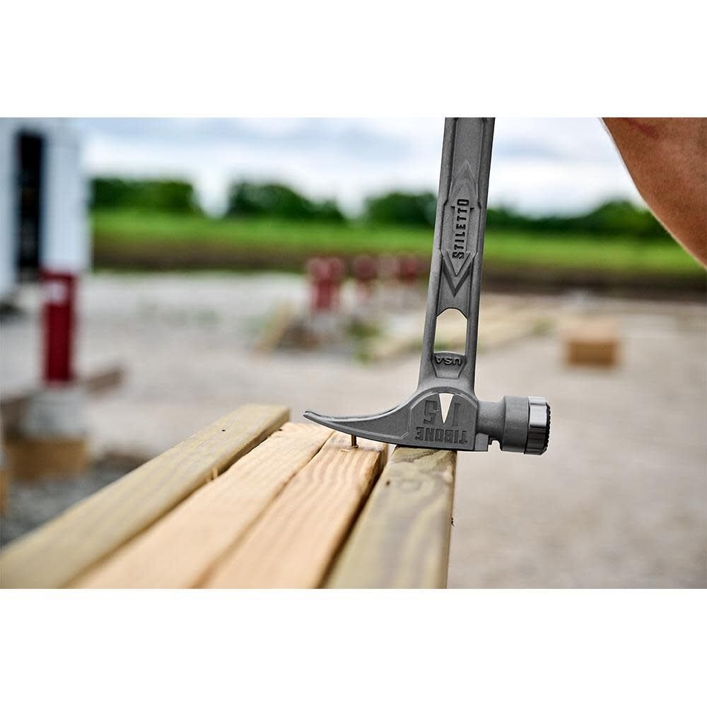 TIB15MC - STILETTO® TIBONE™ 15oz Milled/Curved Titanium Framing Hammer