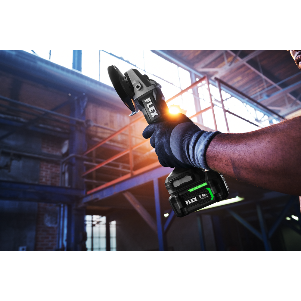 FLEX FX3171A-1C - 5" VARIABLE SPEED ANGLE GRINDER WITH PADDLE SWITCH KIT