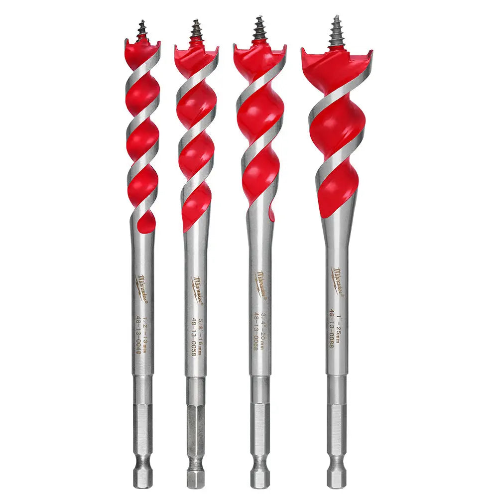 Milwaukee 48-13-0400 - SPEED FEED™ Wood Bit 6-1/2" Set - 4 PC