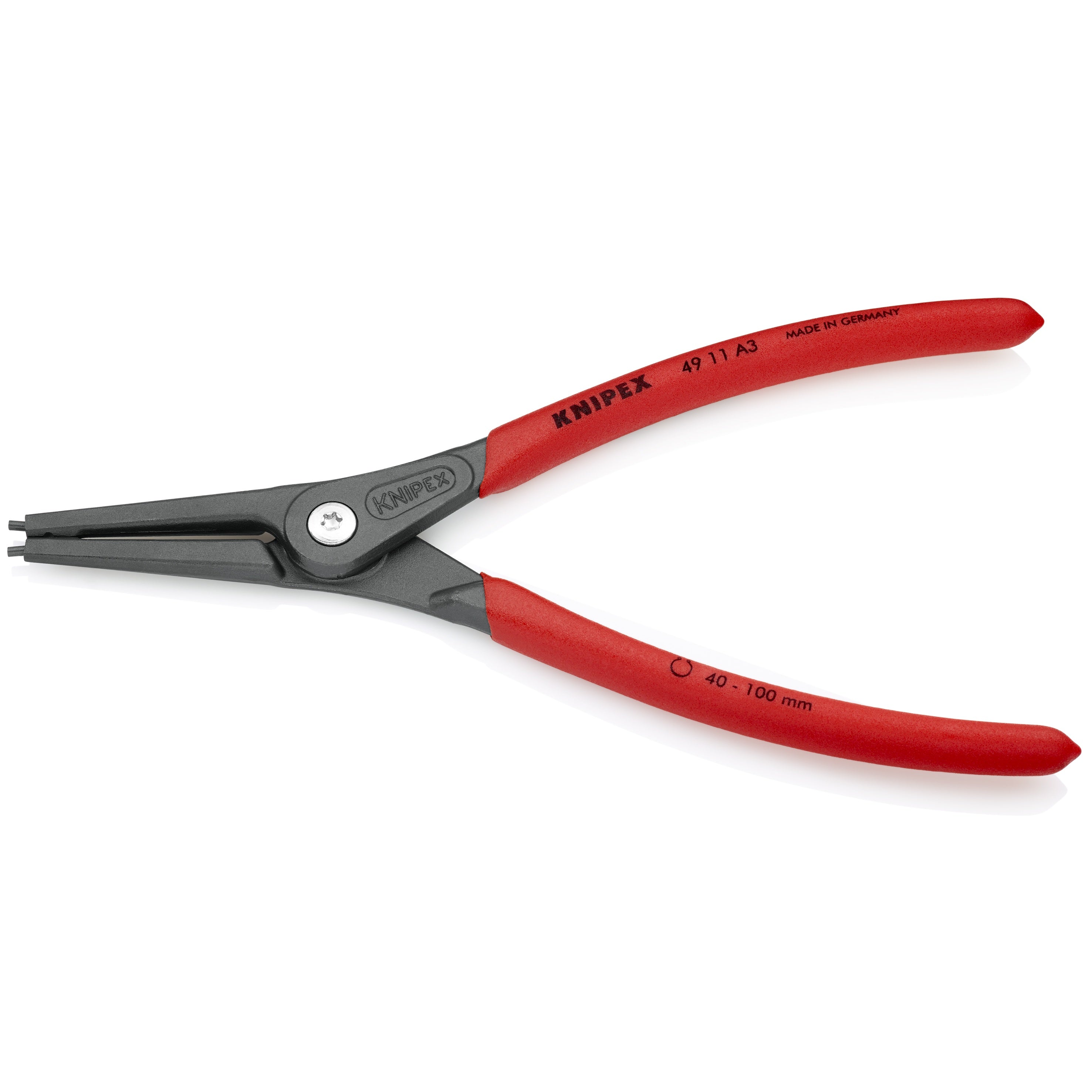 KNIPEX 4911A3 - 9" External Precision Snap Ring Pliers