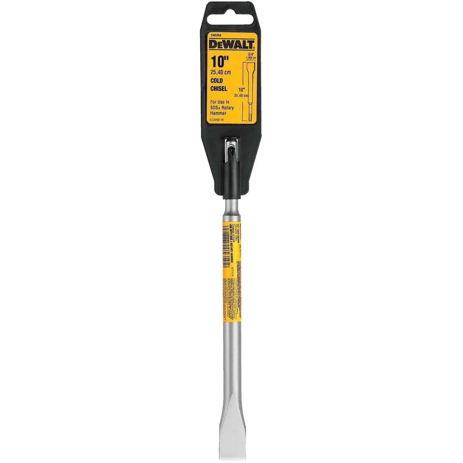 DEWALT DW5350 - 0.75" x 10" SDS Plus Cold Chisel Bit