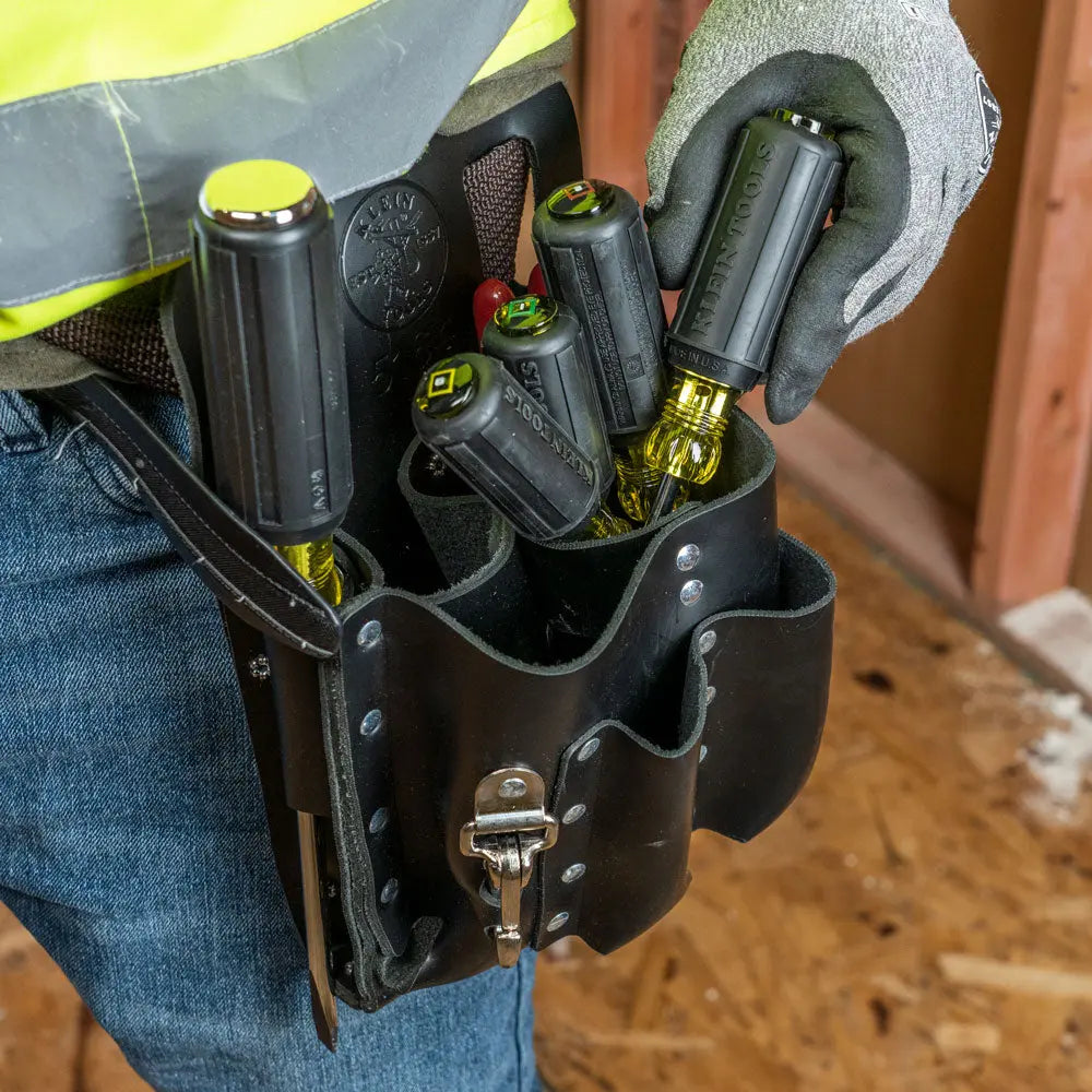 KLEIN KLE-85664 - Screwdriver Set, Square Recess, 4-Piece