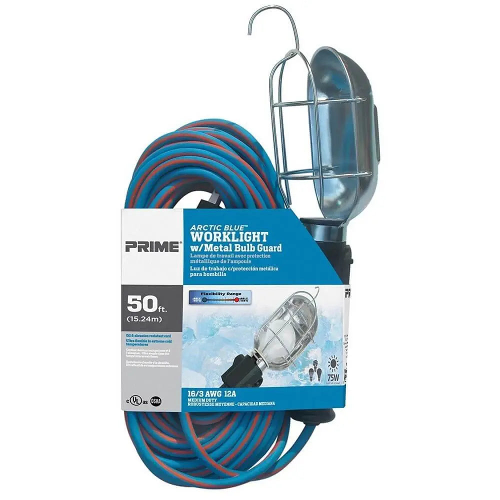 Prime TL020630 - 50ft 16/3 Blue Orange Work Light