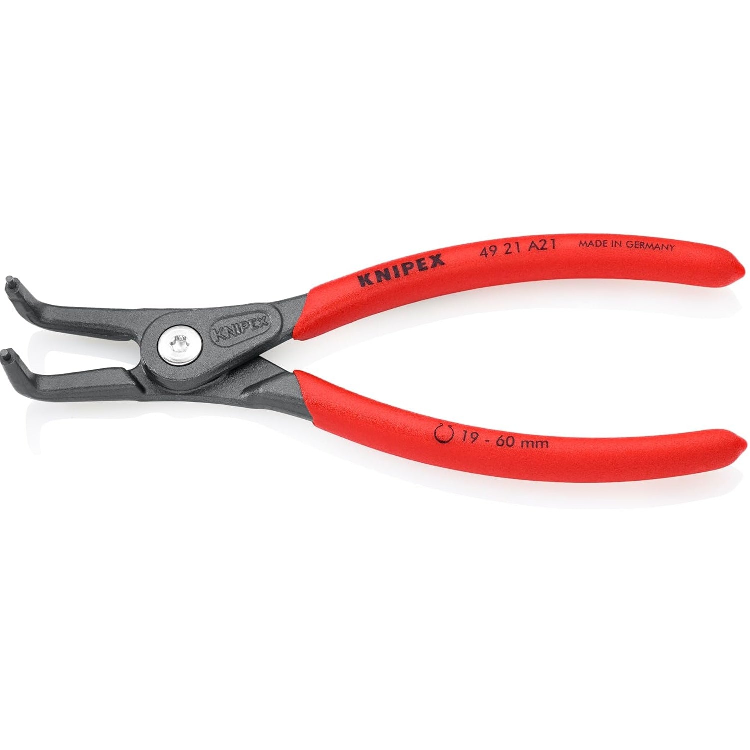 KNIPEX 4921A21 - 6 1/2" External 90° Angled Precision Snap Ring Pliers