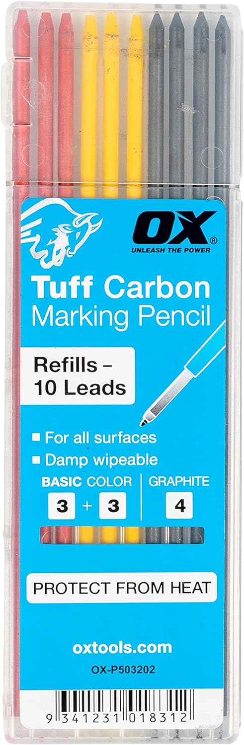 OX-P503202- PRO BASIC TUFF CARBON PENCIL LEADS - Wise Line Tools