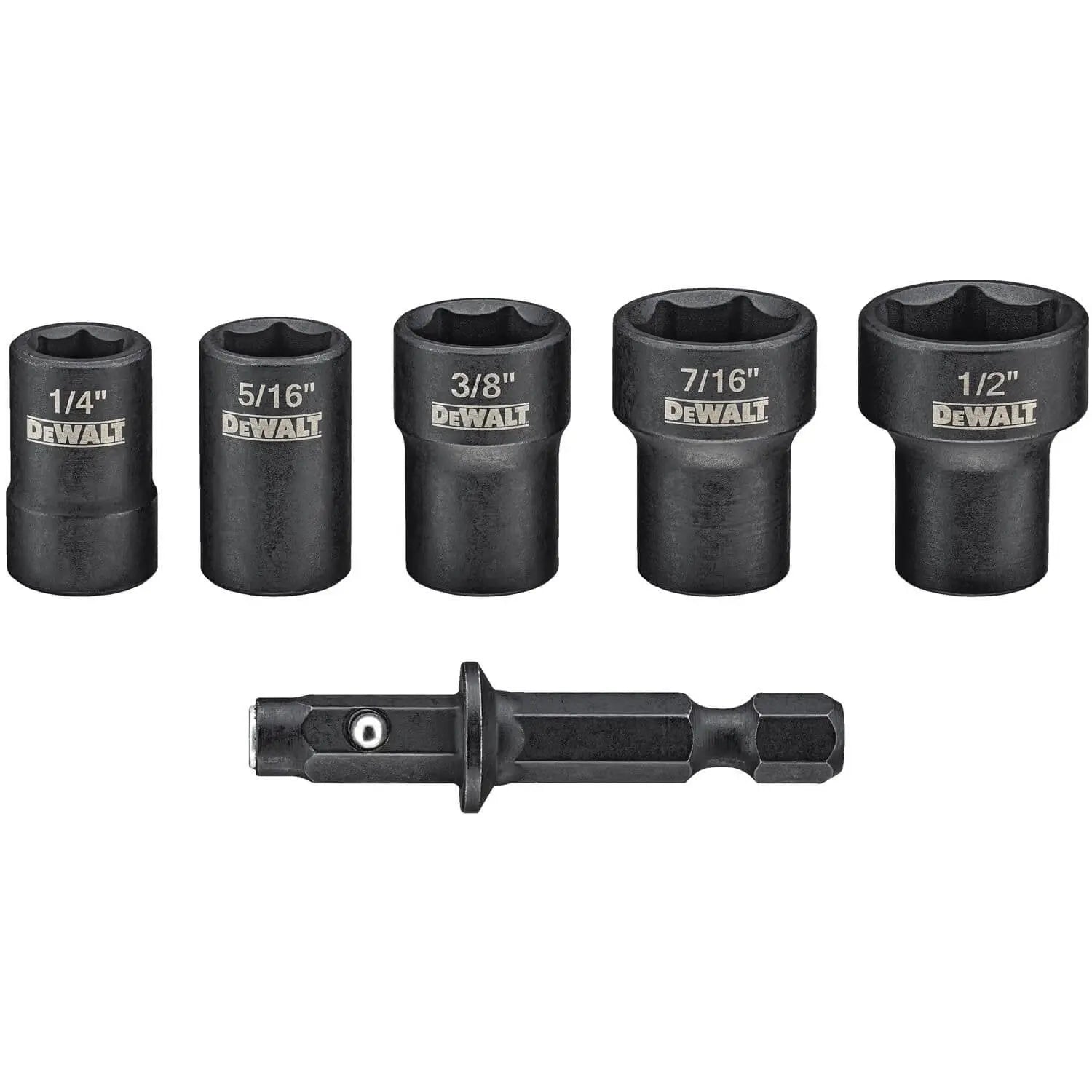 DEWALT DWADND-5-Nut Driver Set, Detachable, 5-Piece (Dwadnd5)