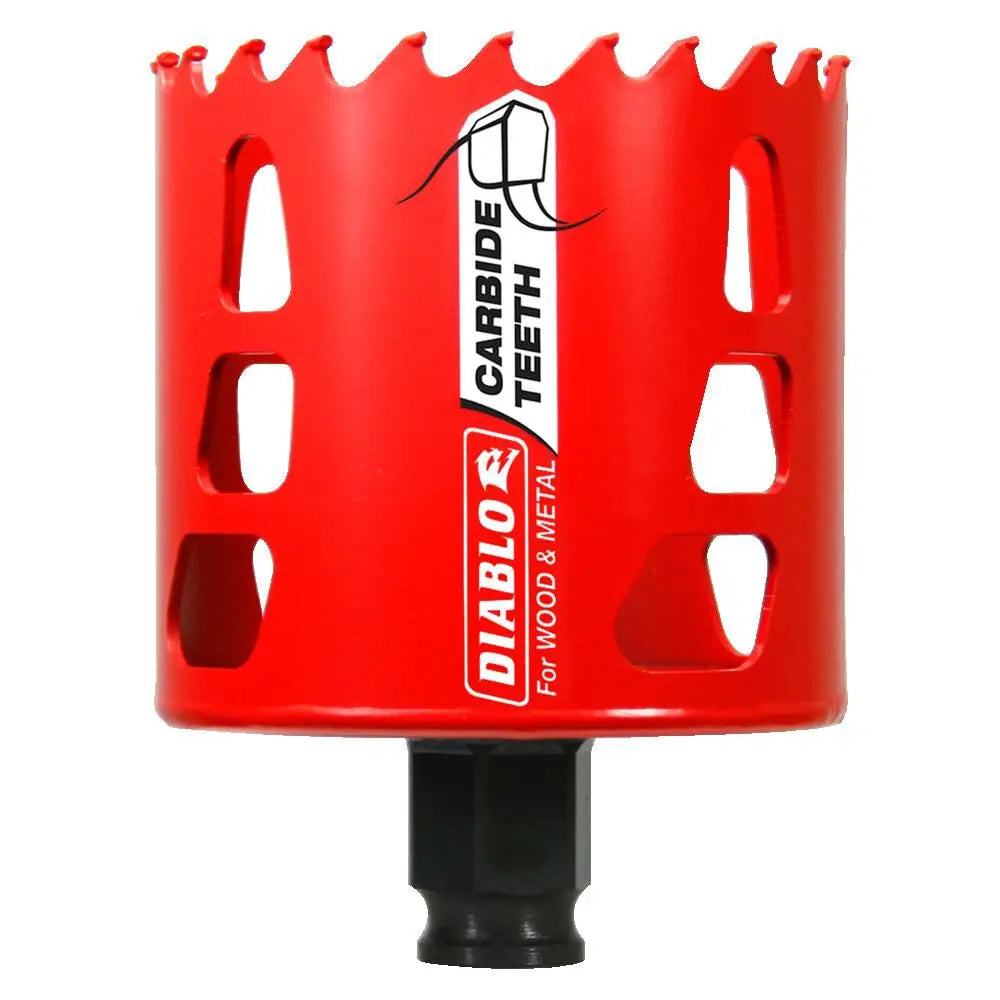 DIABLO DHS2750CT - 2‑3/4" Carbide‑Tipped Wood & Metal Holesaw