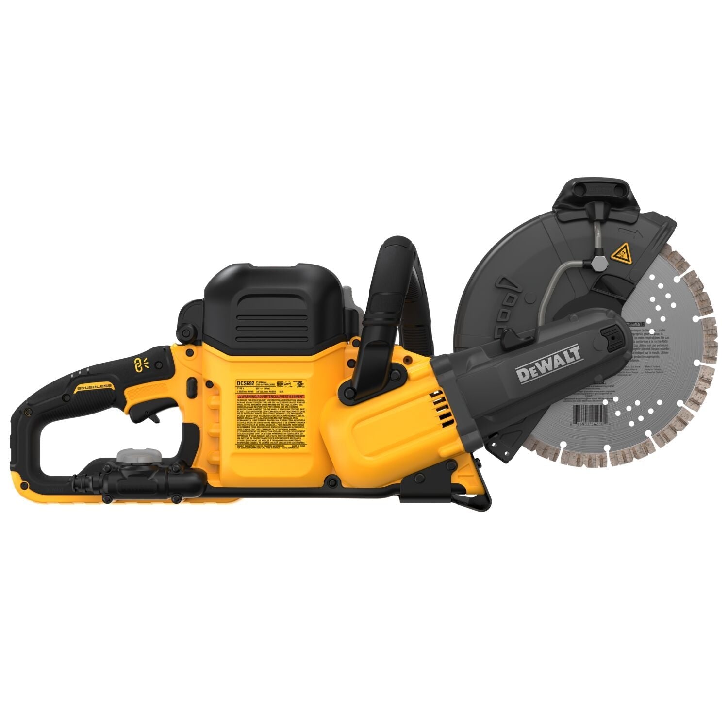 DEWALT DCS692X2-60V MAX* Brushless Cordless 9 in. Cut-Off Saw Kit