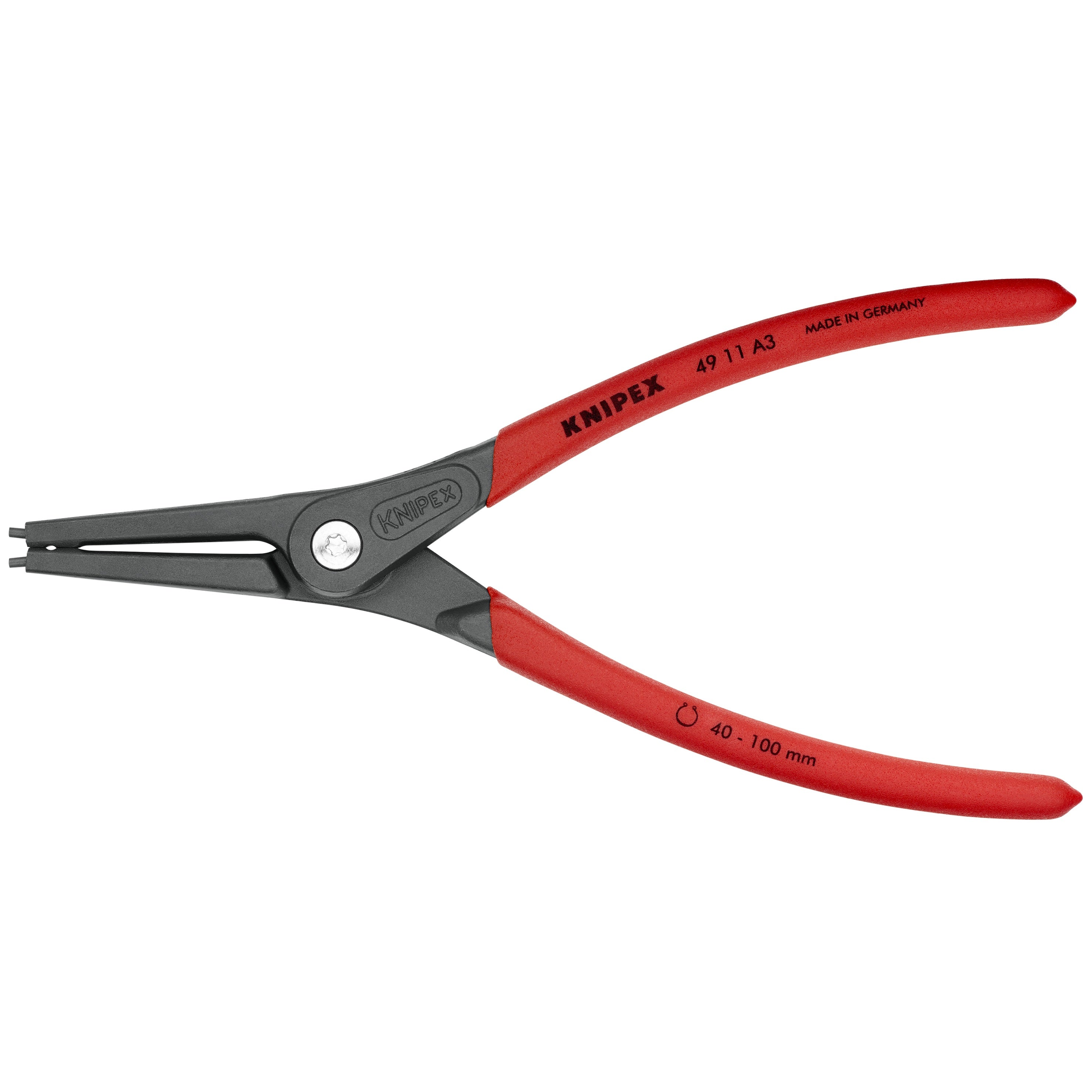 KNIPEX 4911A3 - 9" External Precision Snap Ring Pliers
