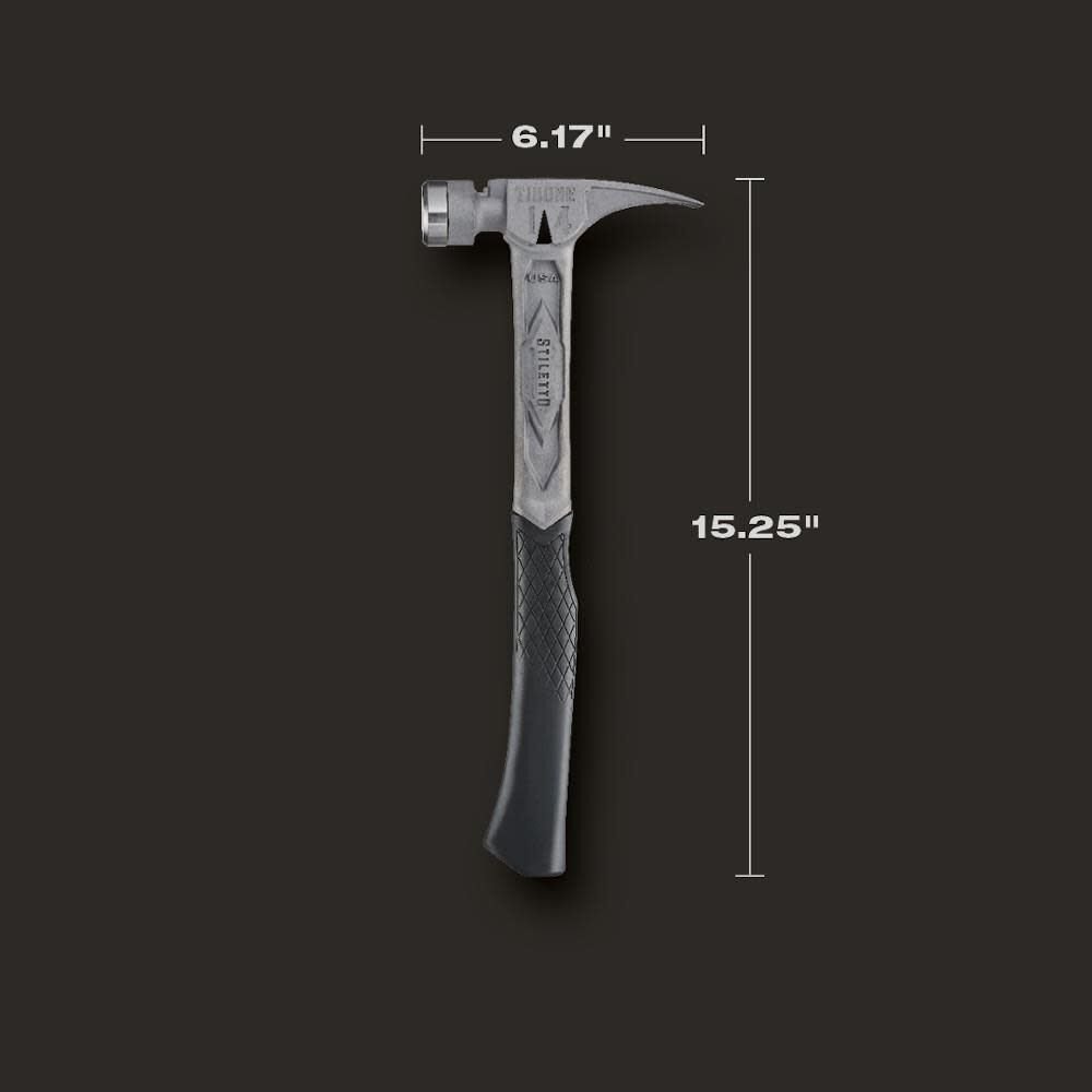 TIB14RSC - STILETTO® TIBONE™ 14oz Smooth/Curved Titanium Framing Hammer