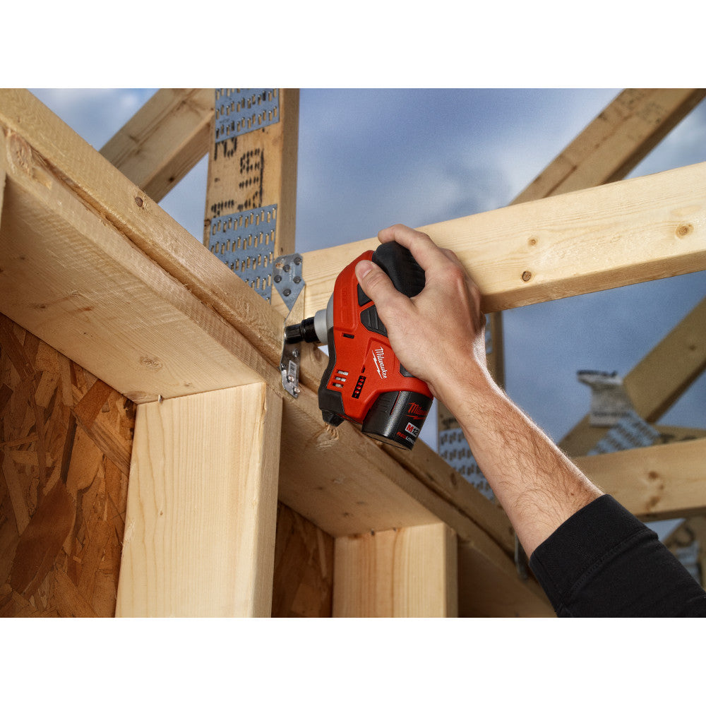 Milwaukee 2458-21 - M12™ Cordless Lithium-Ion Palm Nailer Kit - Wise Line Tools