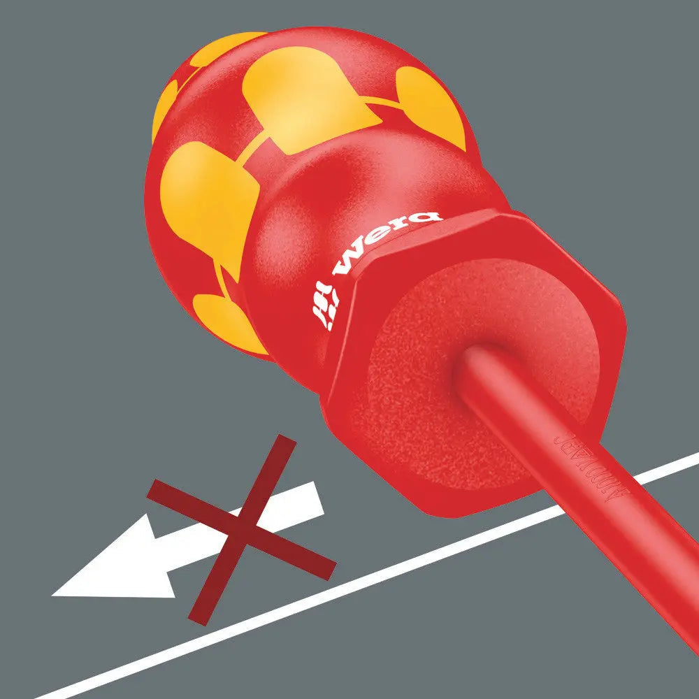 Wera 004780 - Kraftform Plus Series 100 3-1/8" #1 Square 1000V VD