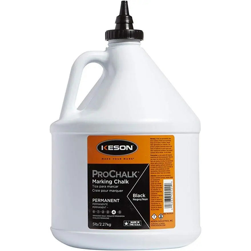 KESON PM105BLACK - 5 LB Permanent Weatherproof Chalk Blk