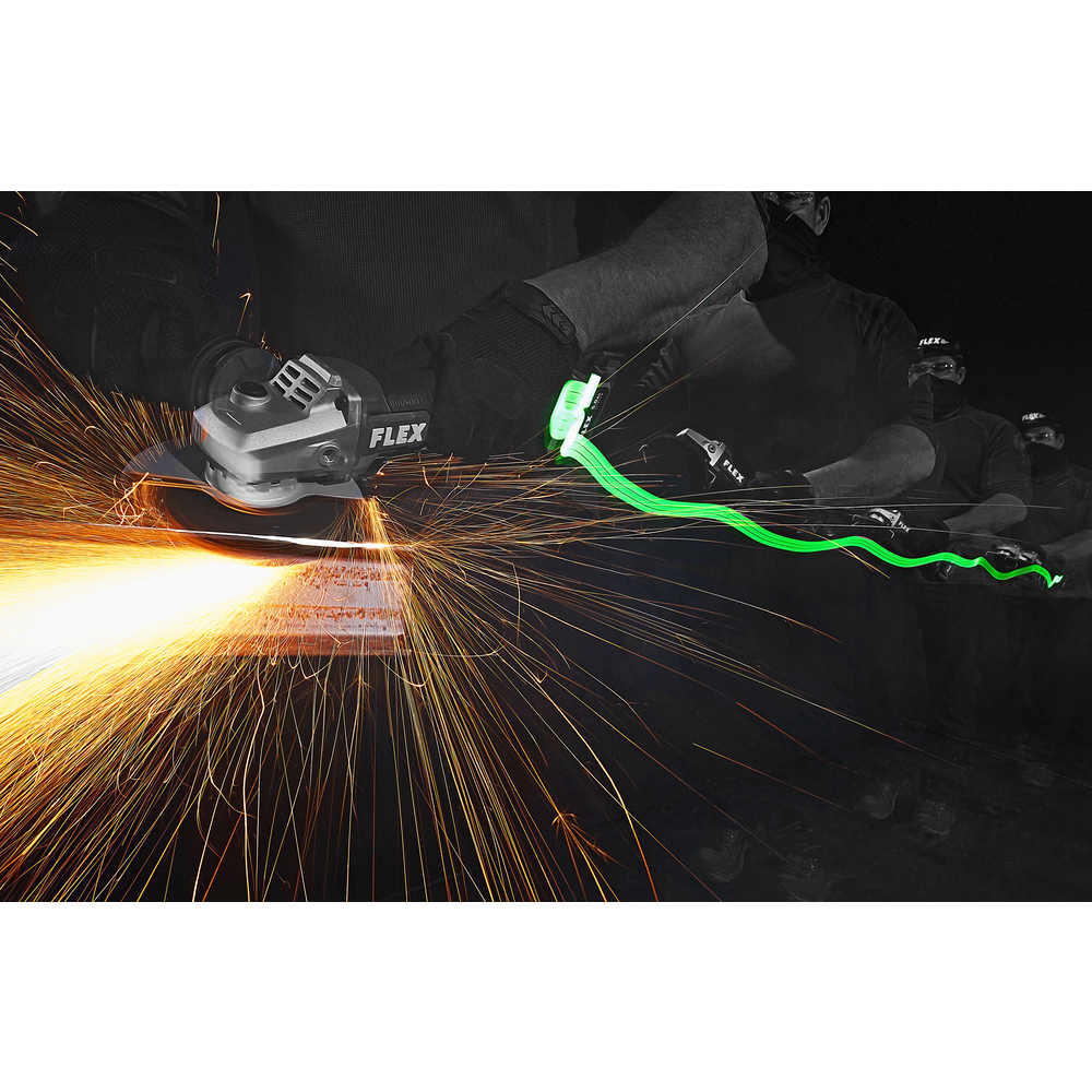 FLEX FX3171A-1C - 5" VARIABLE SPEED ANGLE GRINDER WITH PADDLE SWITCH KIT