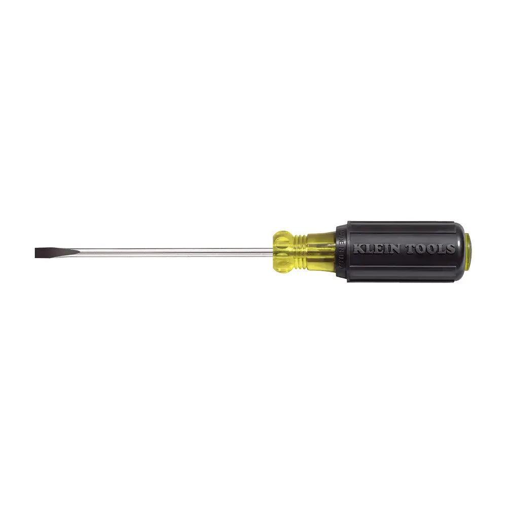 KLEIN KLE-601-4 - 3/16-Inch Cabinet Screwdriver, 4-Inch Round Shank