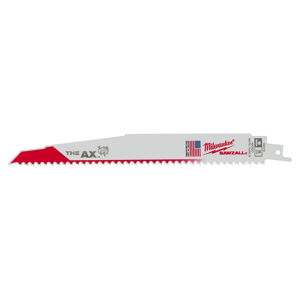 Milwaukee 48-00-8026 - 9" 5 TPI The Ax™ Sawzall® Blade (25 Pk)