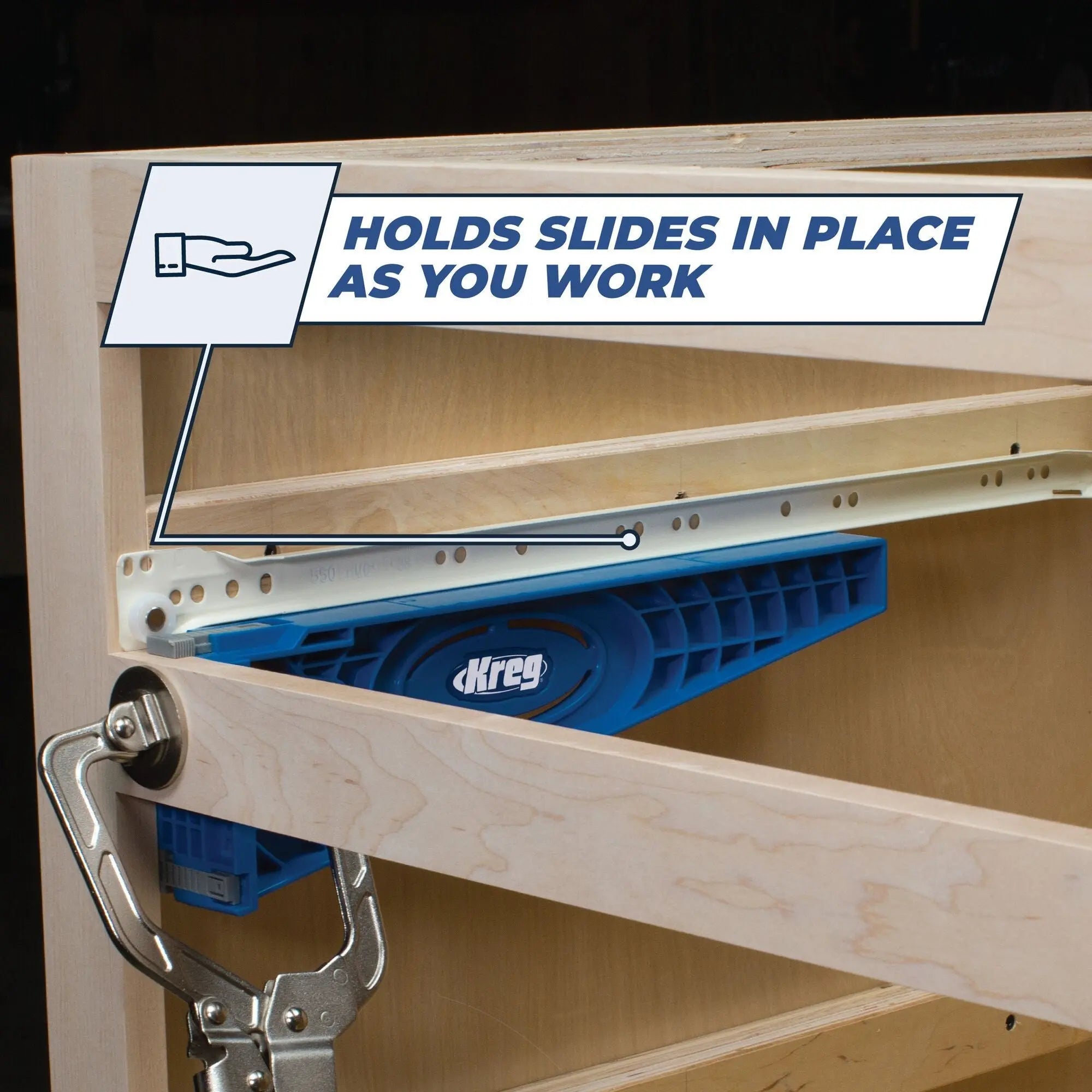 KREG KHI-SLIDE - Tool Company KHI-SLIDE Drawer Slide Jig