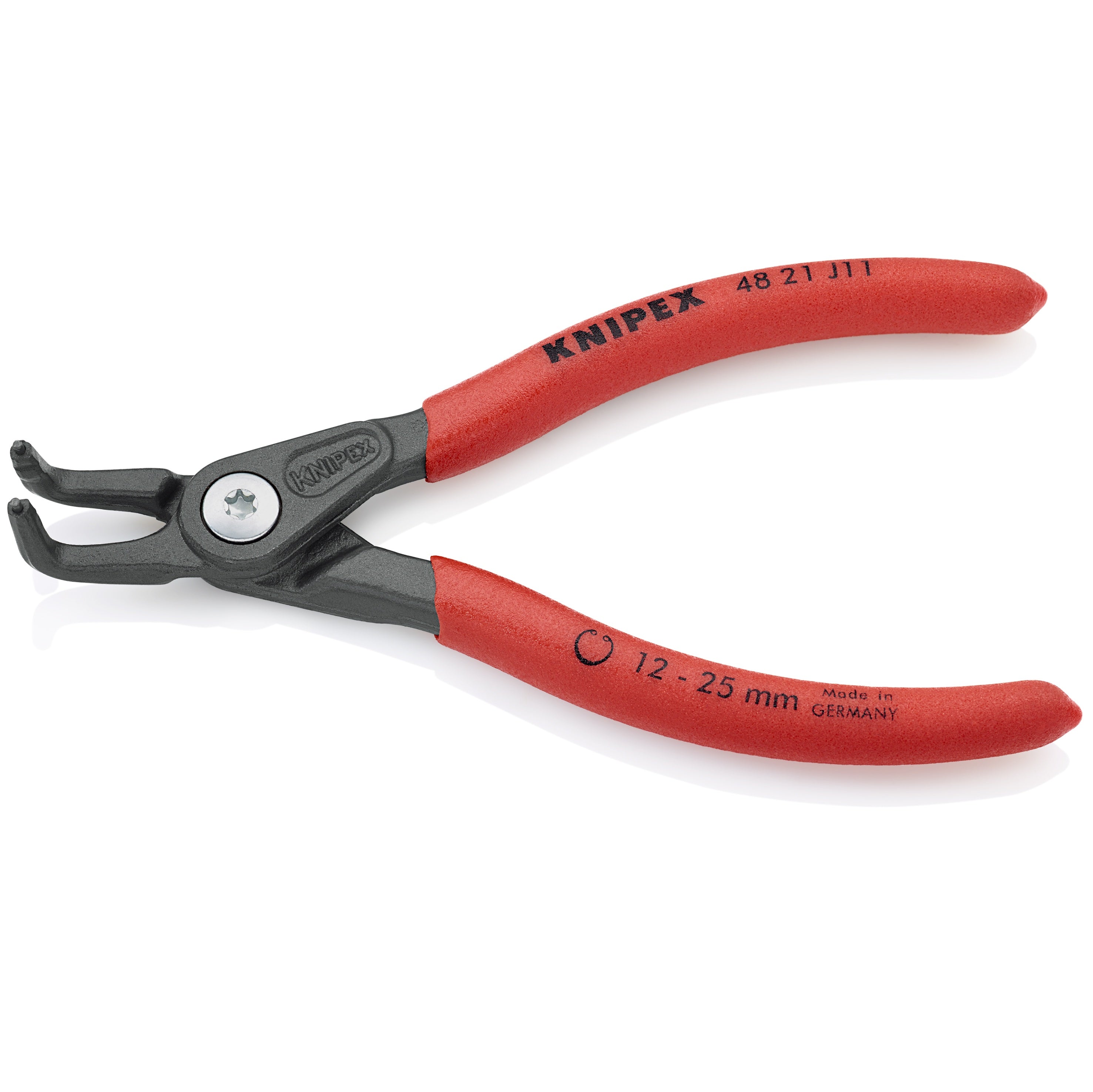 KNIPEX 4821J11 - 5" Internal 90° Angled Precision Snap Ring Pliers
