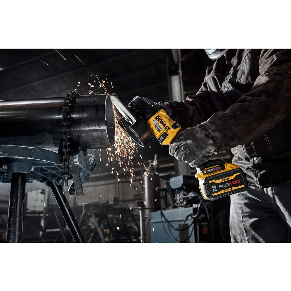 DEWALT DCG440X2-60V Max 7 In. Brushless Cordless Grinder With Kickback Brake Kit