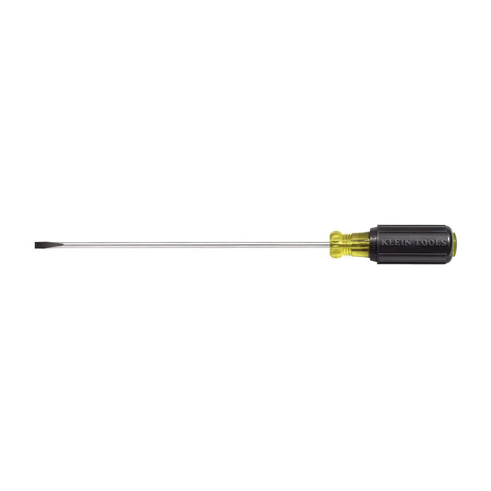 KLEIN KLE-601-8 - 3/16-Inch Cabinet Screwdriver, 8-Inch Round Shank