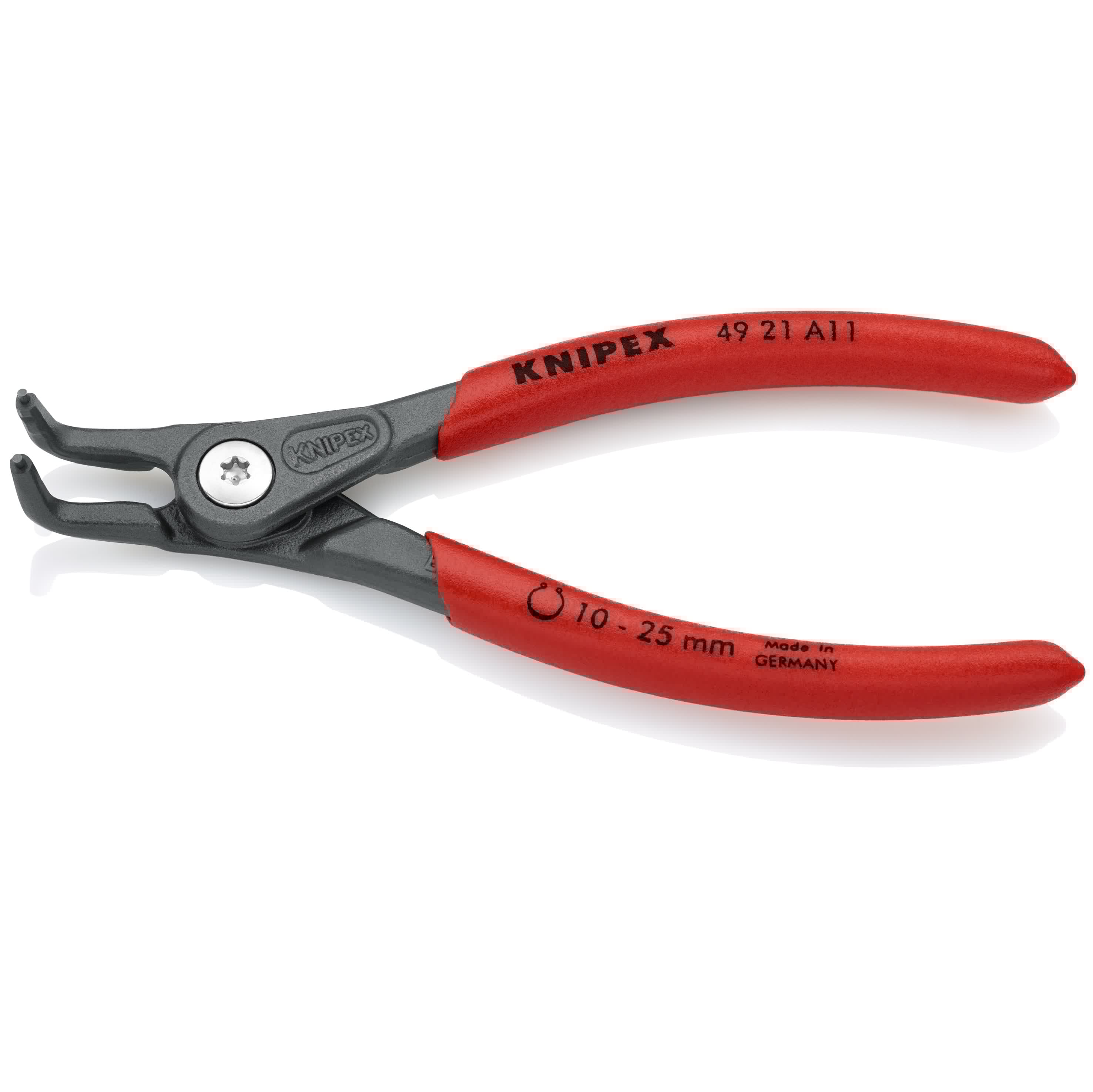 KNIPEX 4921A11 - 5 1/8" External 90° Angled Precision Snap Ring Pliers