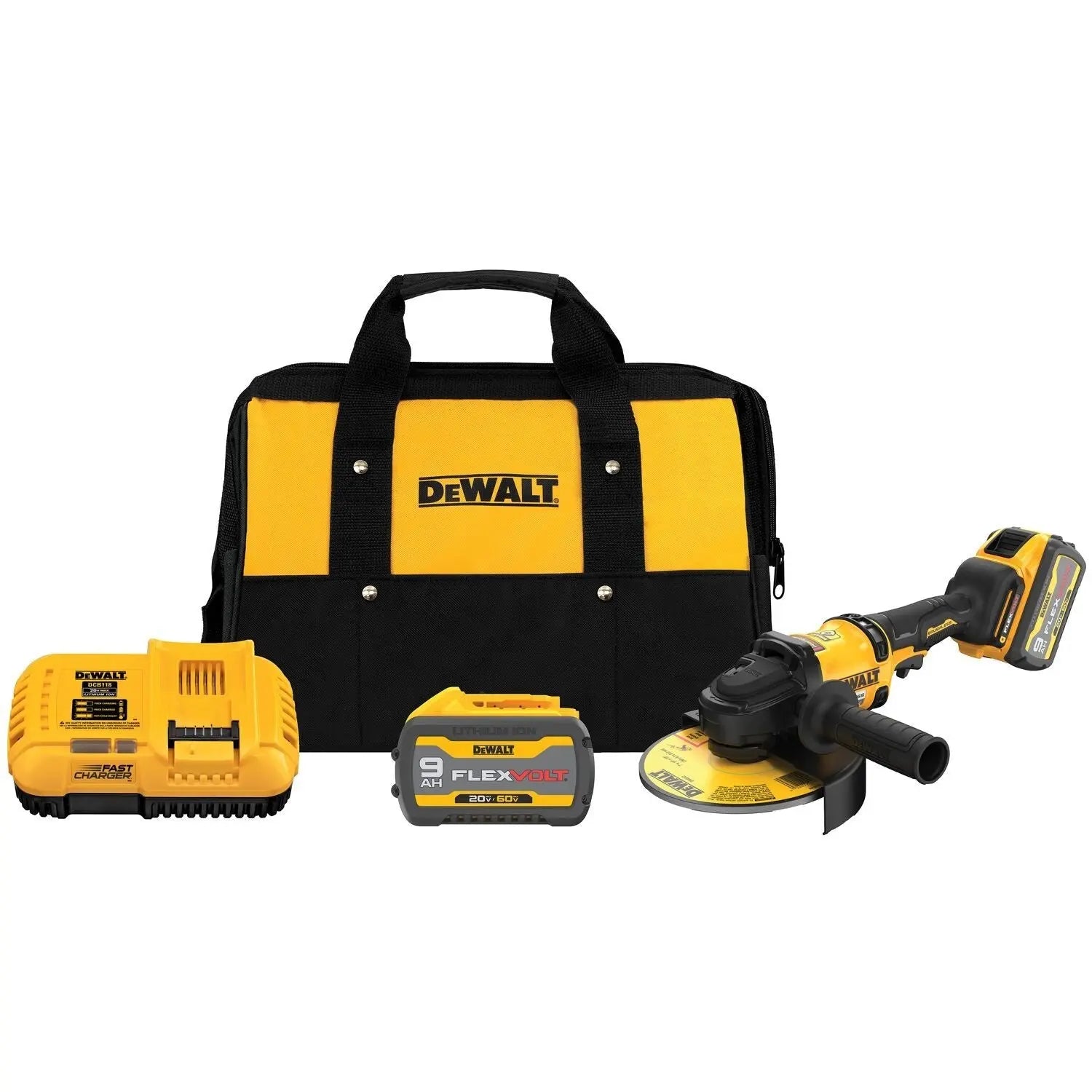 DEWALT DCG440X2-60V Max 7 In. Brushless Cordless Grinder With Kickback Brake Kit