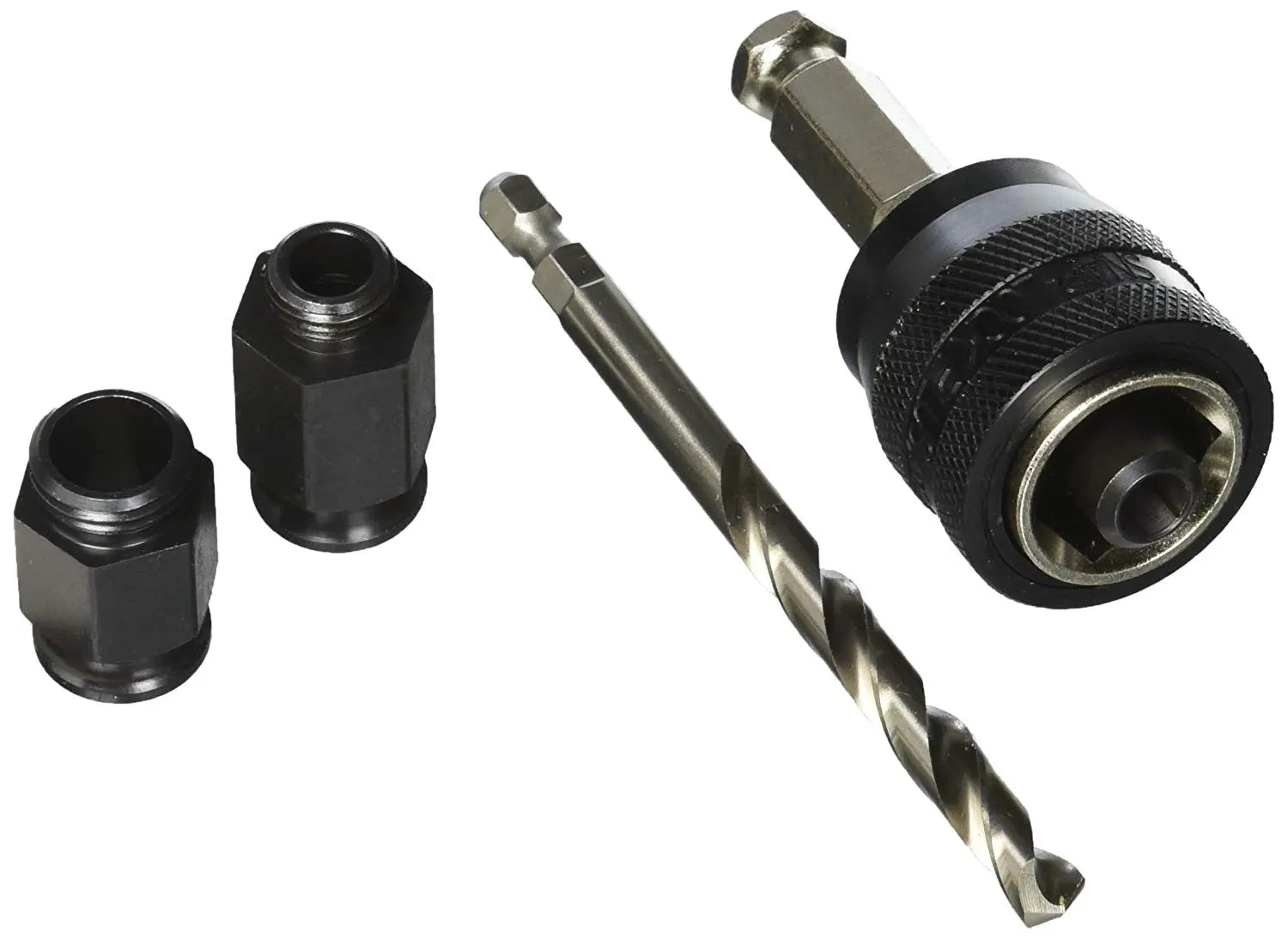 Diablo DHSAR500 - PC arbor hex 1/2" with HSS-G pilot drill and 2 adapter nuts