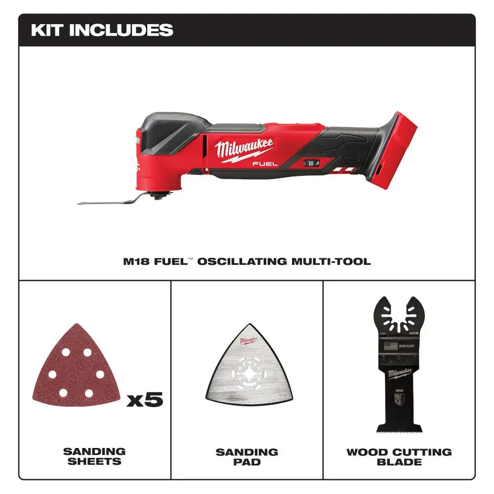 Milwaukee 2836-21 - M18 FUEL™ Oscillating Multi-Tool Kit