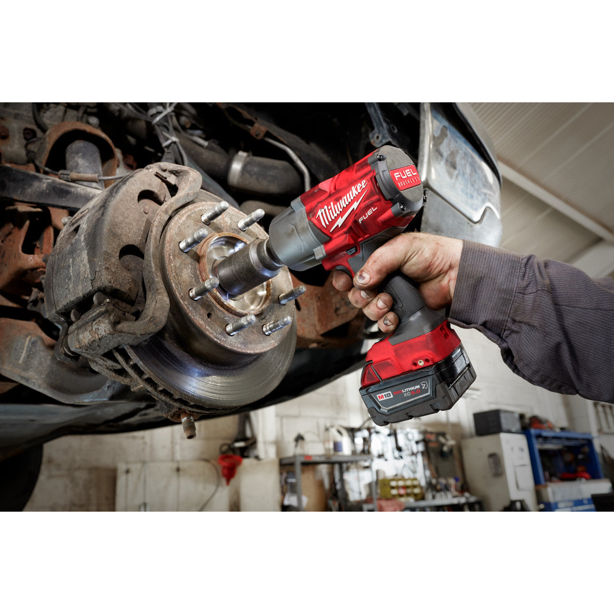 Milwaukee 2767-22R - M18 FUEL™ High Torque 1/2” Impact Wrench with Friction Ring Kit - Wise Line Tools