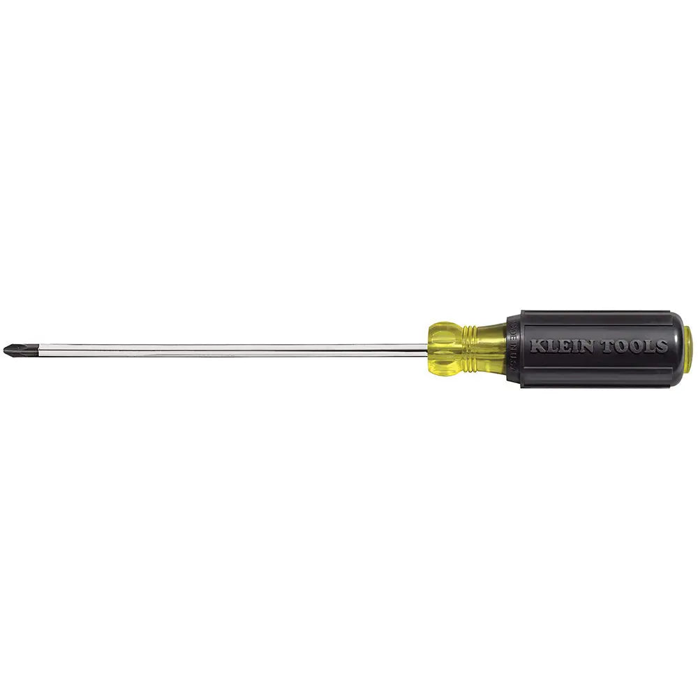 KLEIN KLE-603-7 - #2 Phillips Screwdriver, 7-Inch Round Shank