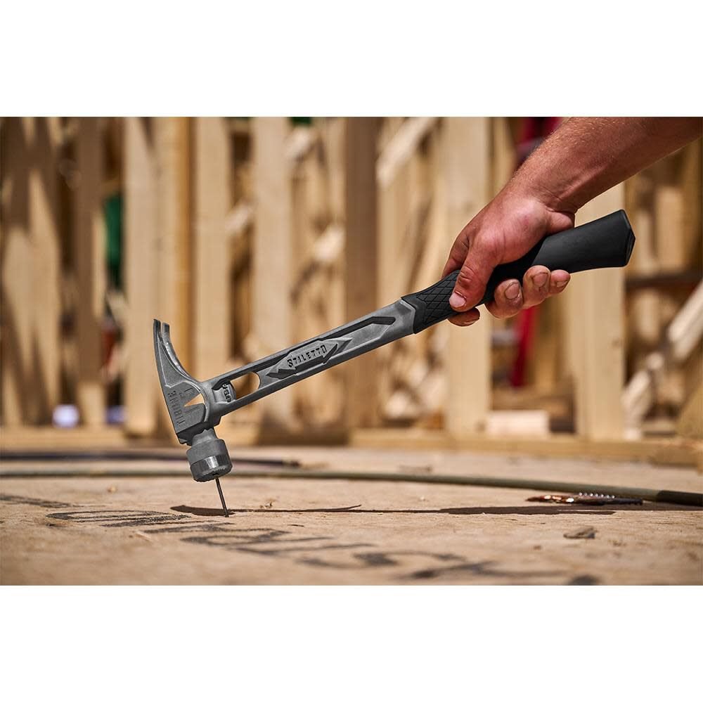 TIB15MC - STILETTO® TIBONE™ 15oz Milled/Curved Titanium Framing Hammer