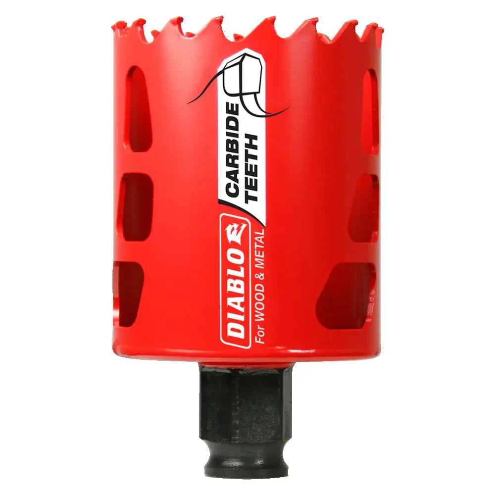 DIABLO DHS2125CT - 2‑1/8" Carbide‑Tipped Wood & Metal Holesaw